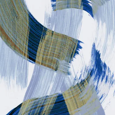 Abstract Brush Strokes 13, wall art by Mareike Böhmer