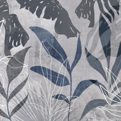 Abstract Botanical Leaves, wall art by Andrea Haase