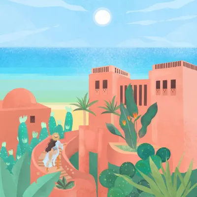 Canary Islands, wall art by Petra Lizde