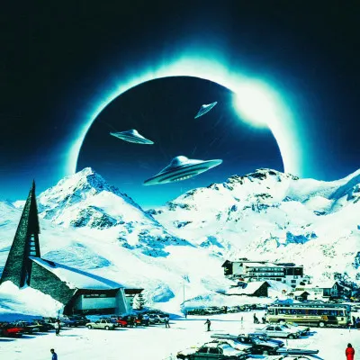 Winter Eclipse, wall art by Taudalpoi