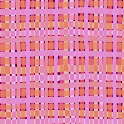 Warped Pink Lines, wall art by Treechild
