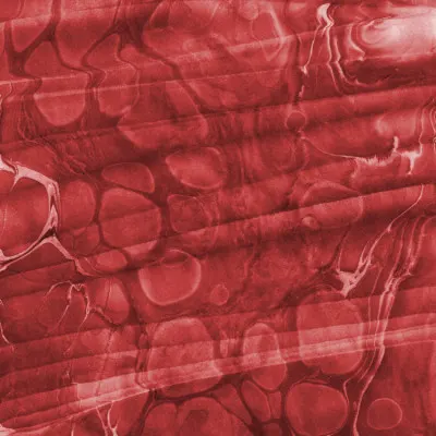 Red Marbled Flow, wall art by Bilge Paksoylu