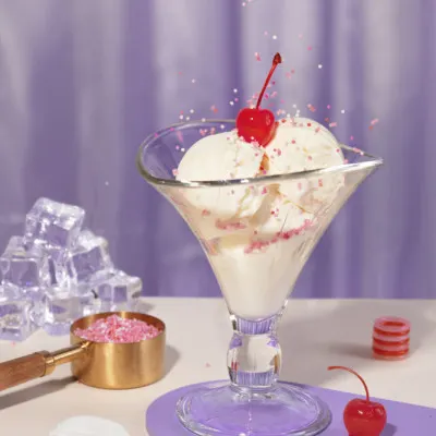 Sweet Sprinkled Sundae, wall art by Julia Ramiro