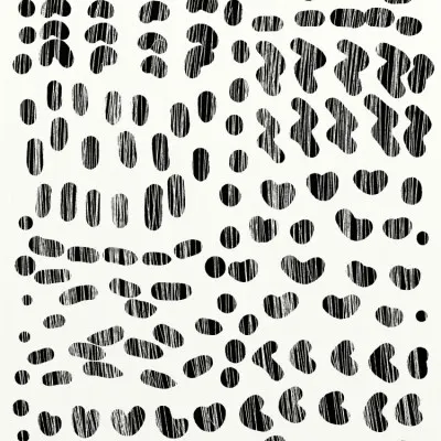 Dots and Strokes, wall art by Dan Hobday