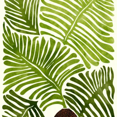 Summer Fern, wall art by Kristian Gallagher
