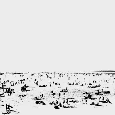 Beach No2, wall art by Dan Hobday