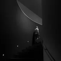 Solitary Ascent, wall art by Olavo Azevedo
