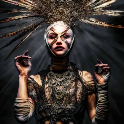 Mystic Queen, wall art by Klaus Tesching