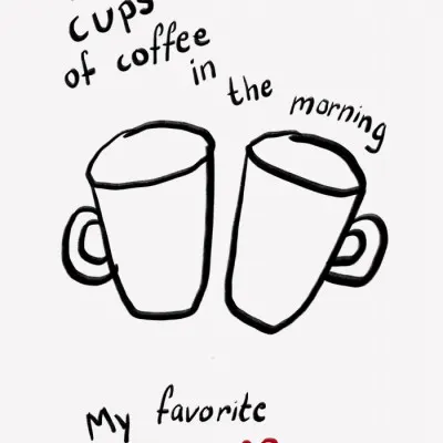 Morning Love Brew, wall art by Athene Fritsch