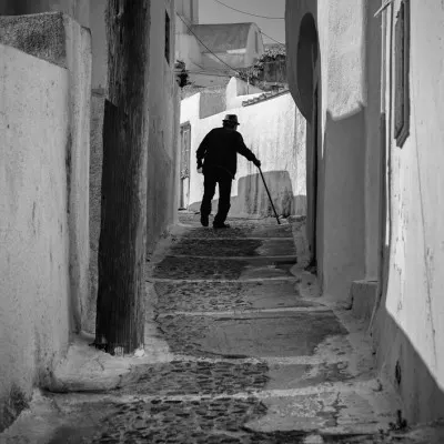 Old Man's Greek Ascent, wall art by Milan Uhrin  AFIAP AZSF