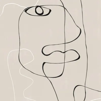 Line Expression, wall art by THE MIUUS STUDIO