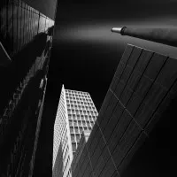 Upward Urban Geometry, wall art by Olavo Azevedo