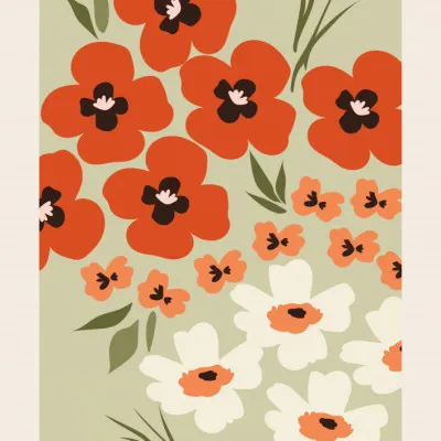 Flower Market Madrid, wall art by NKTN
