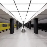 Sleek Subway Train Motion, wall art by Markus Kühne