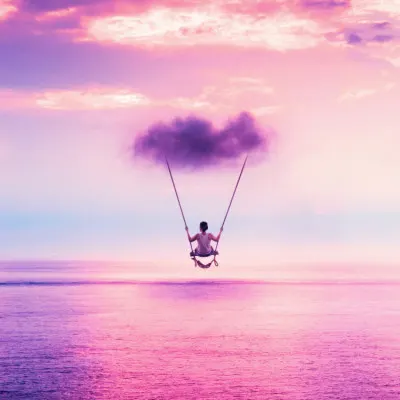 Cloud Swing Dream, wall art by Ritvik takkar