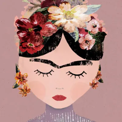 Floral Serenity, wall art by Treechild