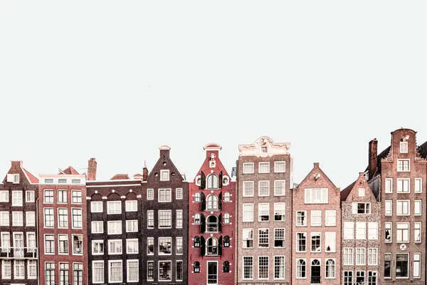 Amsterdam, wall art by Kathrin Pienaar