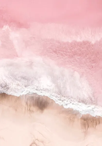 Pink Sea, wall art by Kathrin Pienaar