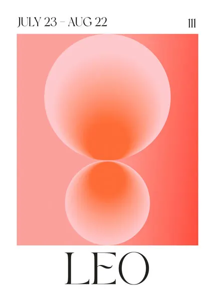 Leo Gradient Spheres, wall art by Valeria Castillo
