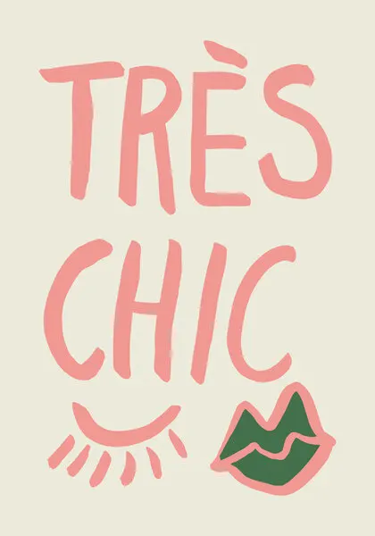 Très Chic Style Statement, wall art by Pictufy Studio