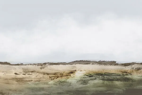 Cliffs, wall art by Dan Hobday