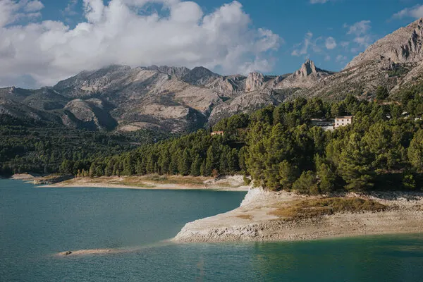 Majestic Mountain Lake, wall art by Jana Julian