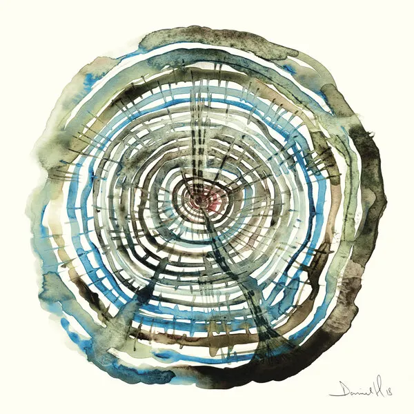Water Oak, wall art by Dan Hobday