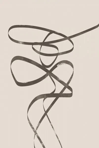Fluid Abstract Lines, wall art by Melloi Art Prints