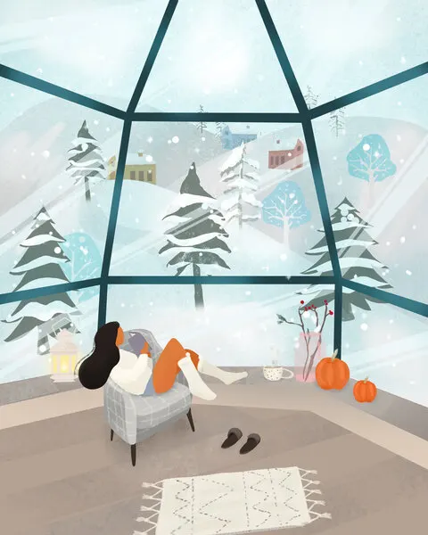 Winter Wonderland, wall art by Petra Lizde