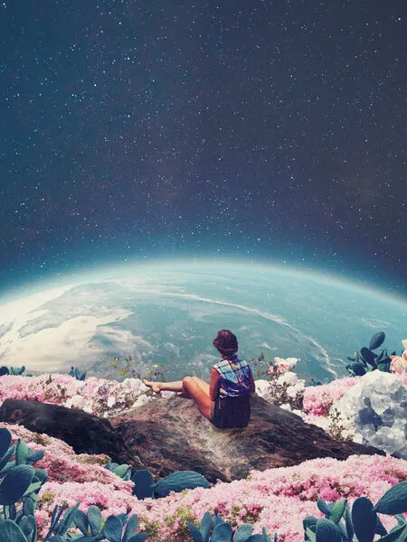 My World Blossomed When I Loved You, wall art by Frank Moth