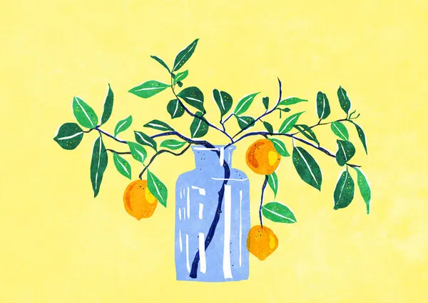 Orangetree, wall art by Raissa Oltmanns