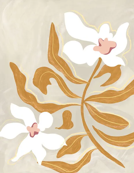 Flowerflowerflower, wall art by Arty Guava