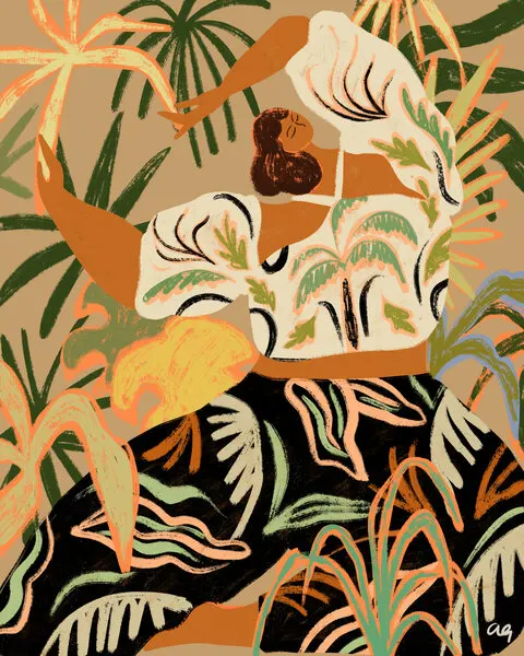 Nature Embrace, wall art by Arty Guava