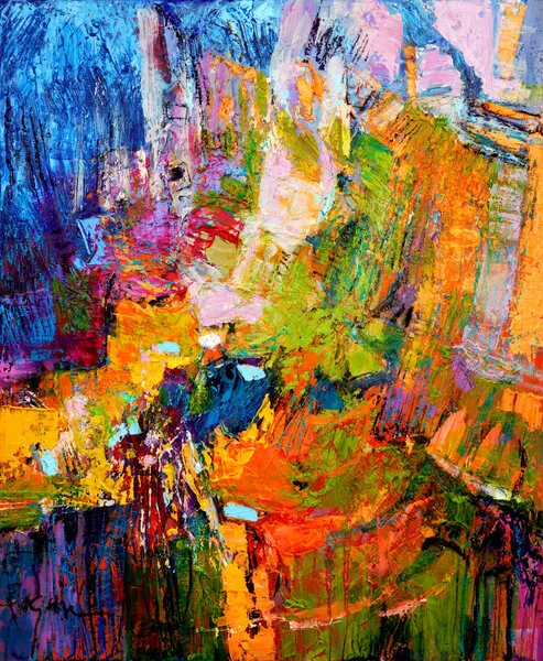 Vivid Petal Whispers, wall art by Dorothy Fagan