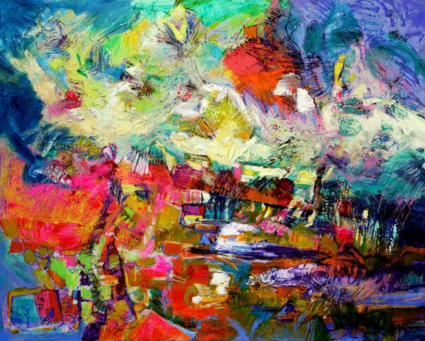 Expressionist  Abstract, wall art by Dorothy Fagan