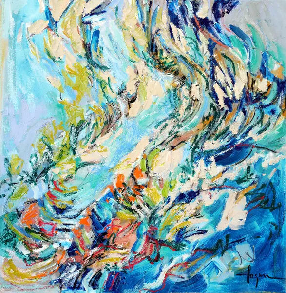 Burst of Blooming Light, wall art by Dorothy Fagan