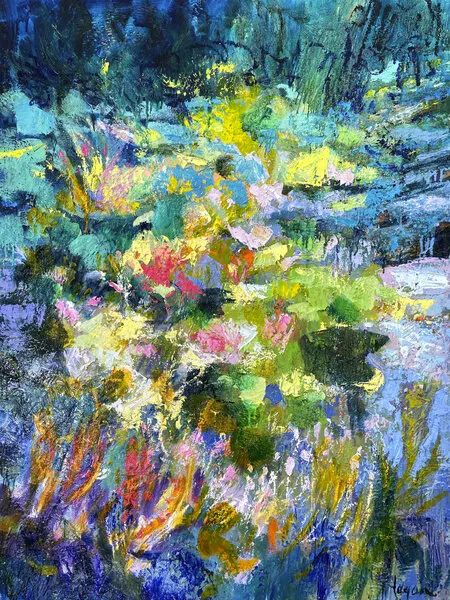 Vibrant Garden Glow, wall art by Dorothy Fagan