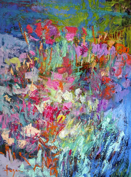 Vibrant Impressions, wall art by Dorothy Fagan