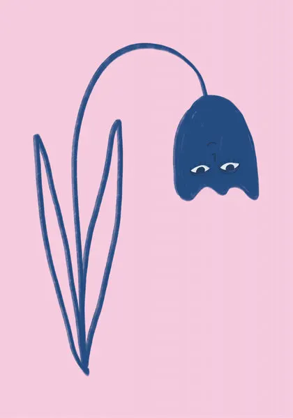 Melancholy Bloom, wall art by Athene Fritsch