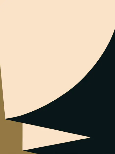 Elegant Abstract Shapes, wall art by Little Dean