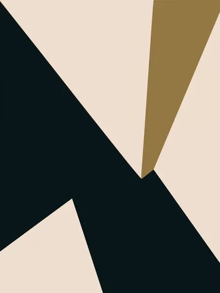 Abstract Geometric Blocks, wall art by Little Dean