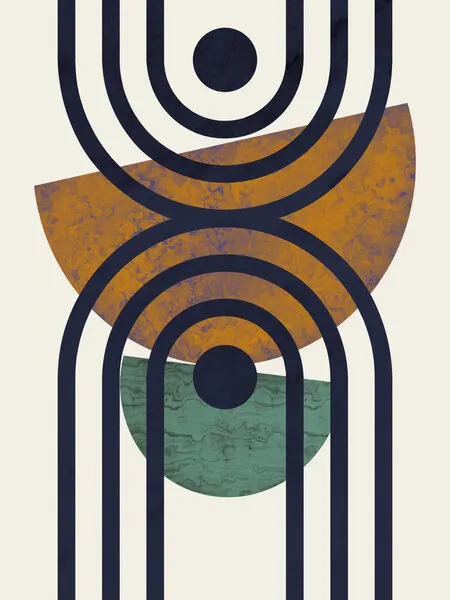 Modern Desert Arches, wall art by Little Dean