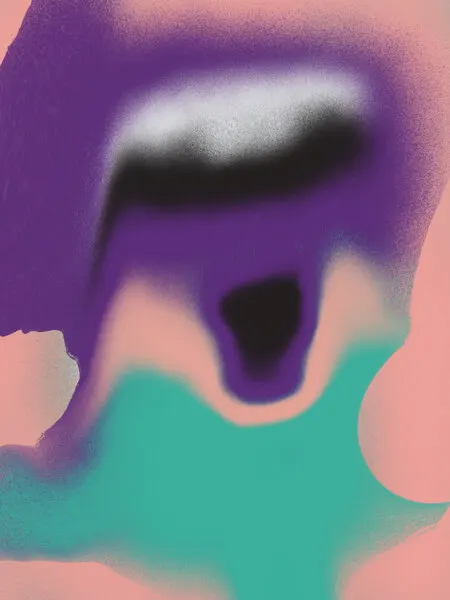 Abstract Color Flow, wall art by Little Dean