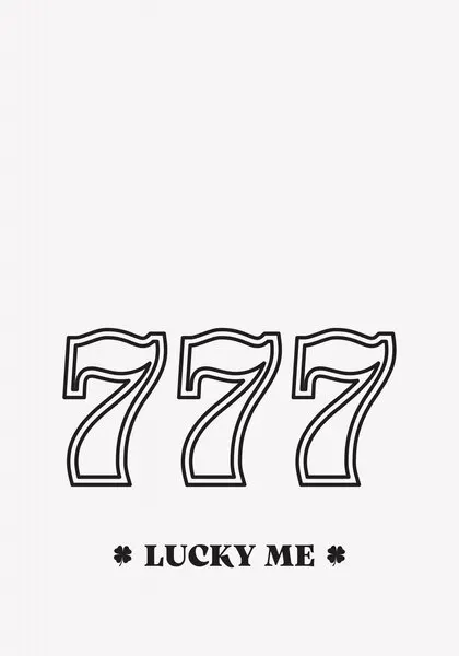 Triple Seven Luck, wall art by Athene Fritsch