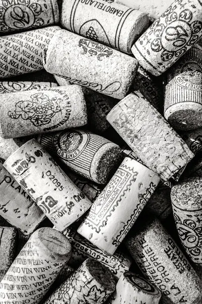 Vintage Wine Corks, wall art by Pictufy Studio III
