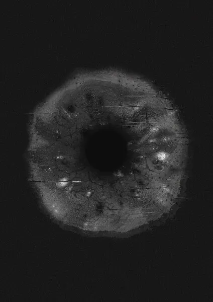Cosmic Eye, wall art by Amy Louise Baker