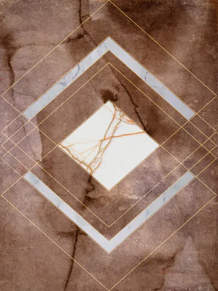 Geometric Marble Design, wall art by Gemma Bardot
