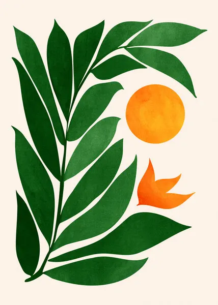 Tropical Forest Sunset, wall art by Kristian Gallagher