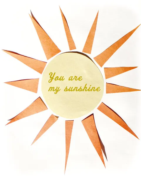 You Are My Sunshine, wall art by Gemma Bardot