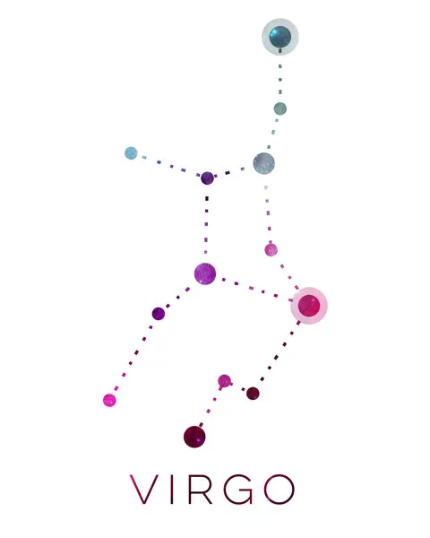 Colorful Virgo Constellation, wall art by Emiliano Deificus